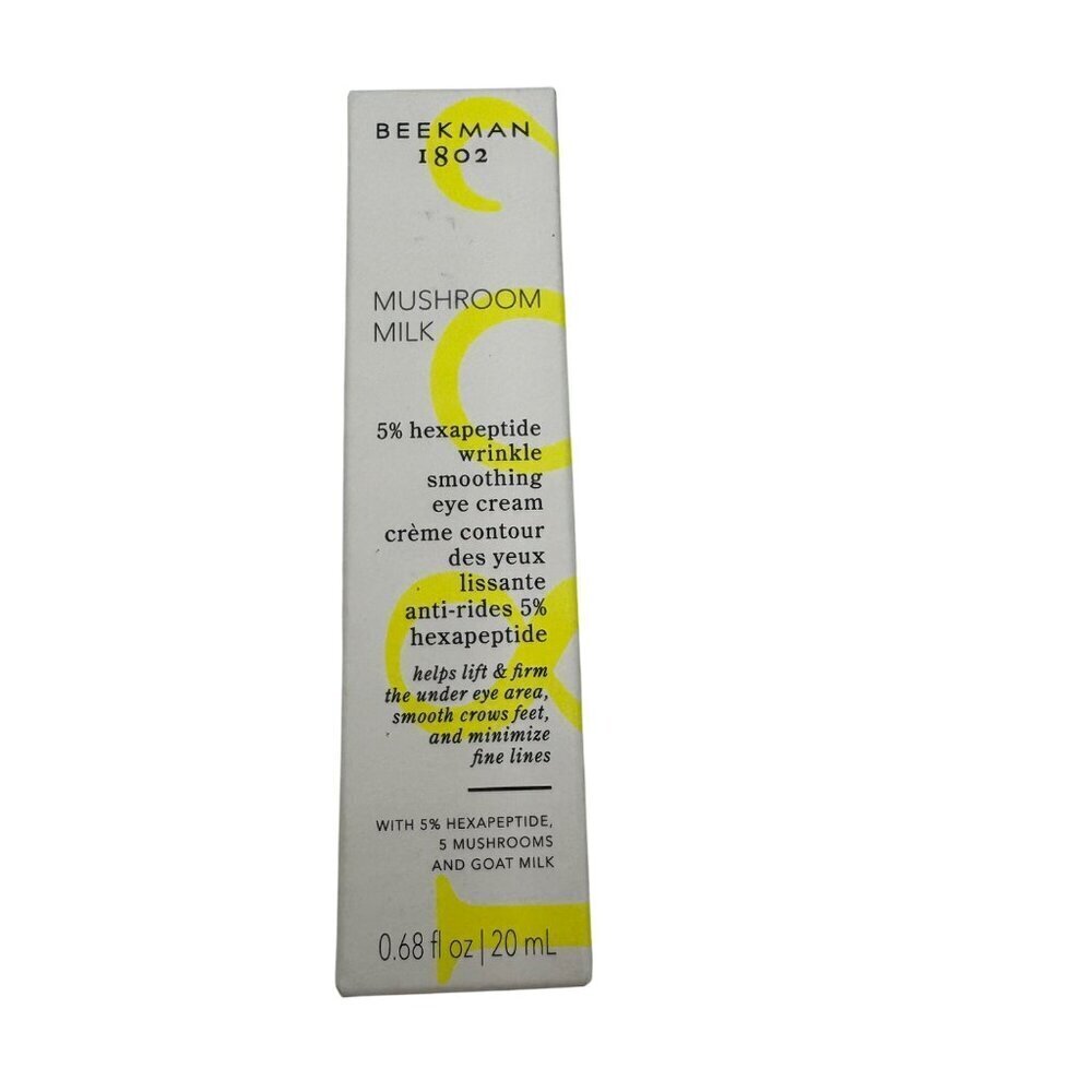 Beekman 1802 Mushroom Milk Wrinkle Smoothing Eye Cream 0.68oz Anti-Aging